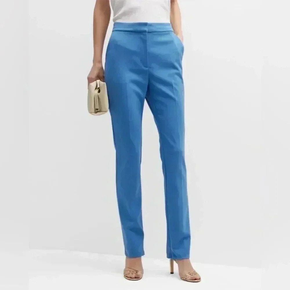 NWT Derek Lam 10 Crosby Malika Slim Pant Light Blue size 4
